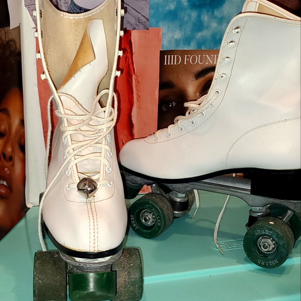 Vintage Roller Derby Roller Skates White